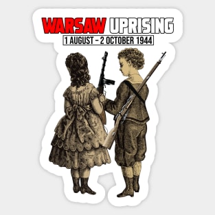 WARSAW UPRISING Sticker